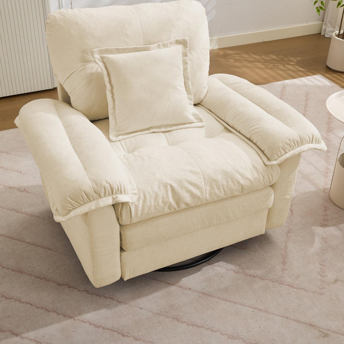 2-Piece Sofa Set Single Loveseat Double Cushion - Chenille