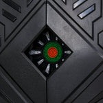 Electronic Dartboard with Door, 216 Games, 4 LEDs, 12 Arrows, ABS PP