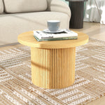 Coffee Table Round Solid Wood