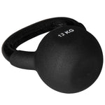 Kettlebell 12 KG Cast Iron Black