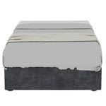 Bed Frame Platform Slatted Base Dutch Fleece