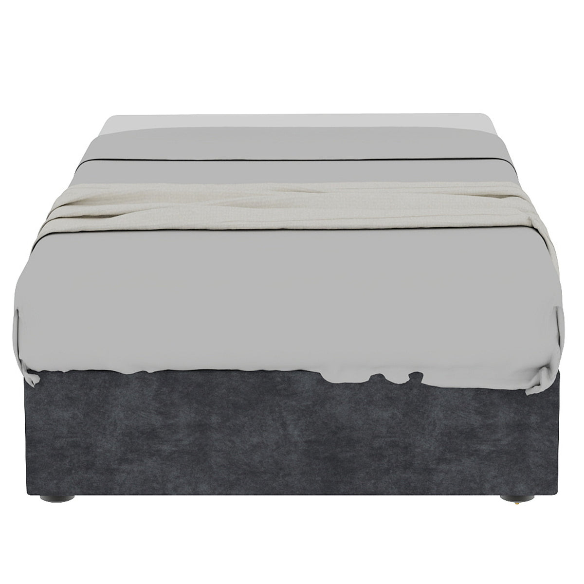 Bed Frame Platform Slatted Base Dutch Fleece