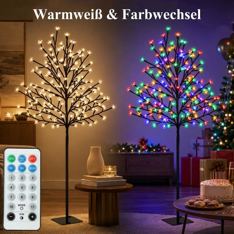 LED Cherry Blossom Tree 150cm 160 LEDs 20 Flexible Branches
