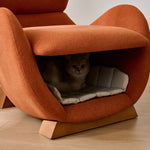 Designer Lounge Chair - Pet-Friendly, Anti-Scratch Fabric
