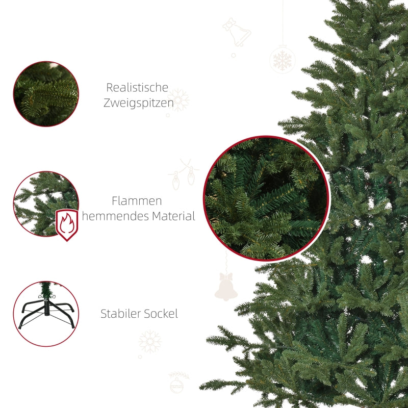 Artificial Christmas Tree 1.8m Fir Tree - Green PVC PE