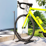 Bicycle Stand, Free-Standing Floor Parker with 80mm Tire Widths, Steel, Black