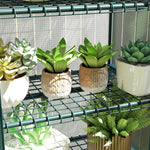 Greenhouse, Roll Shelves Winter-Proof Steel Film, White