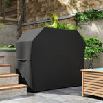 Grill Cover Protective Weatherproof 147x61x120cm - Black