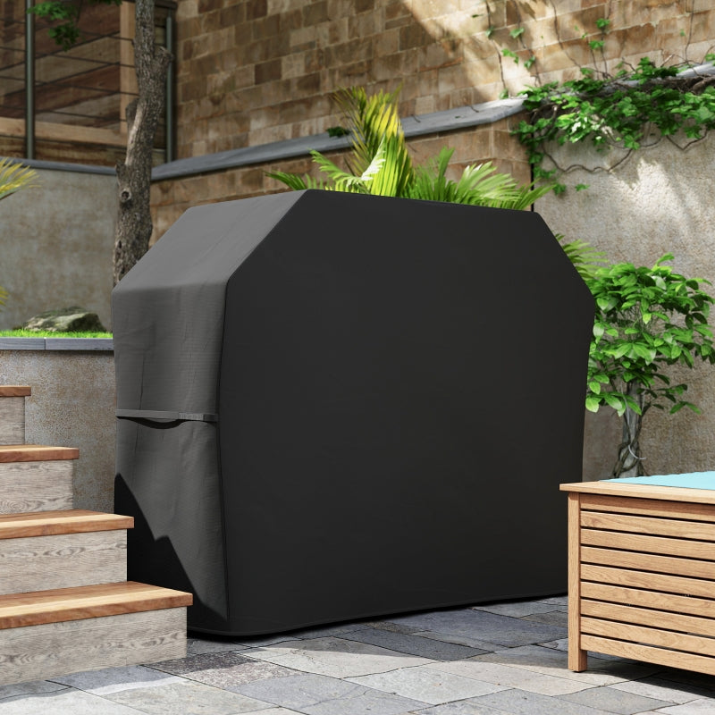 Grill Cover Protective Weatherproof 147x61x120cm - Black