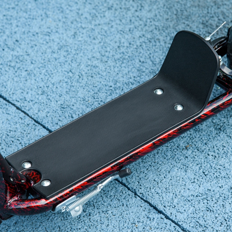 Children's Kick Scooter with Height-Adjustable Handlebar, Brake and Kickstand, Red