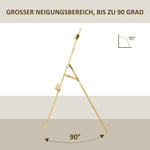 Easel, Studio Adjustable 90°, Pinewood