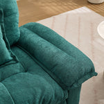 360° Swivel Armchair, Oversized with Support Cushion, Chenille