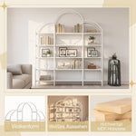 Shelf 170x26x190cm 5-Tier Cloud Shape - White
