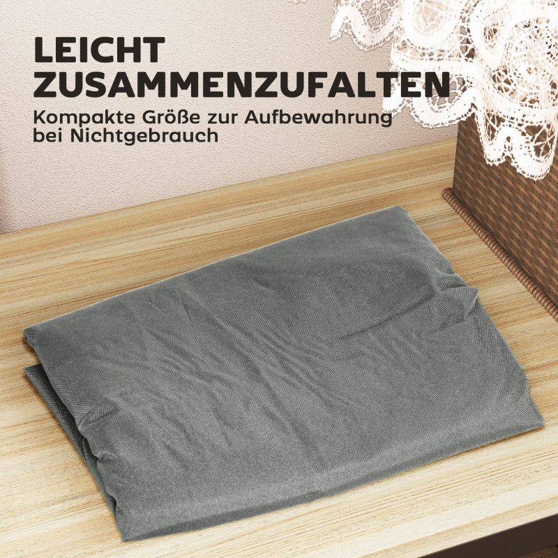 Garden Cushion Storage Bag, Waterproof UV-Resistant 600D Oxford Light Gray