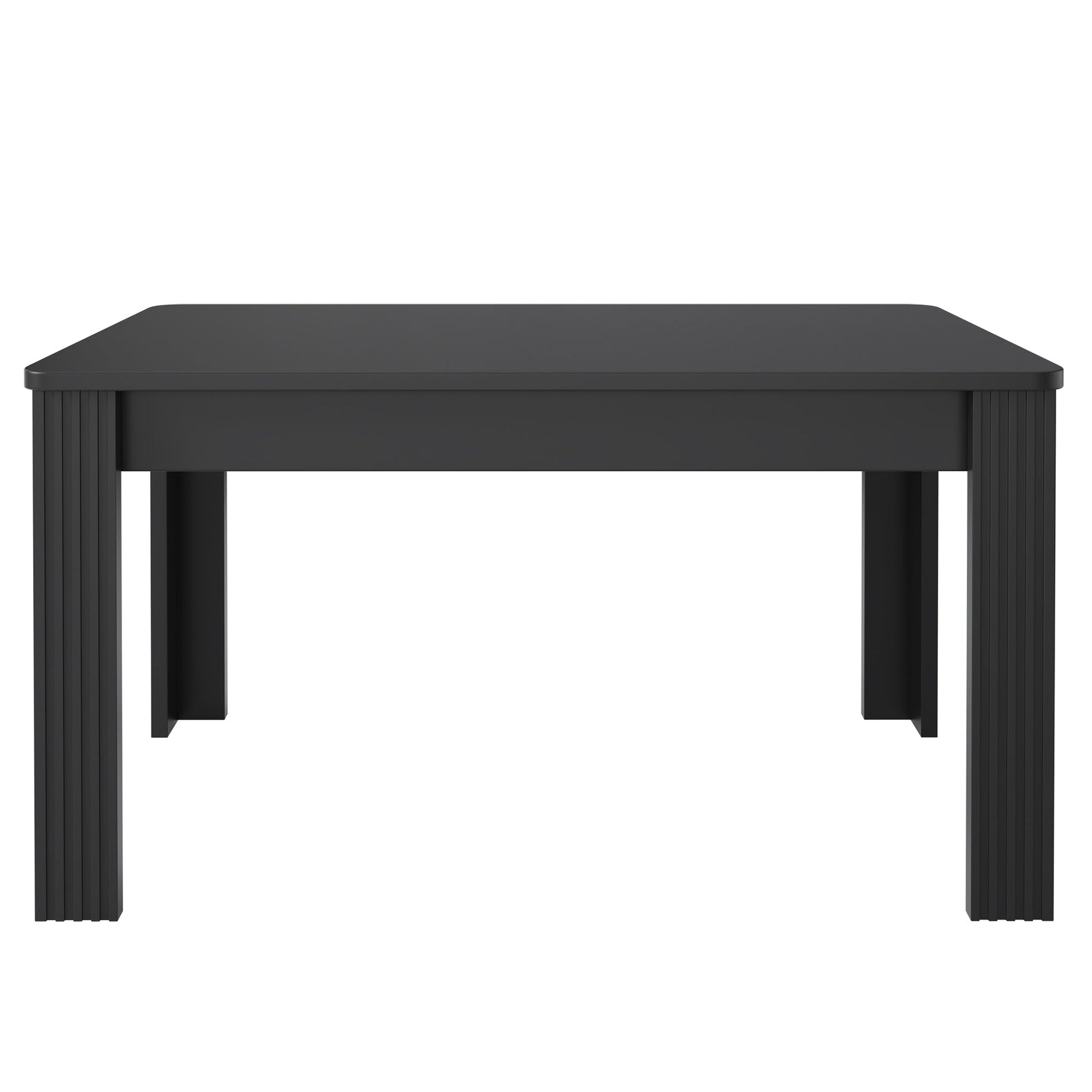 Dining Table Rectangular Modern Simple - Black