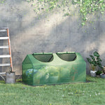 Polytunnel Greenhouse, Window, Tomatoes & Plants, Green