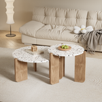 Modern Modular Coffee Table Set of 2 for Living Room, Sofa Side, Balcony