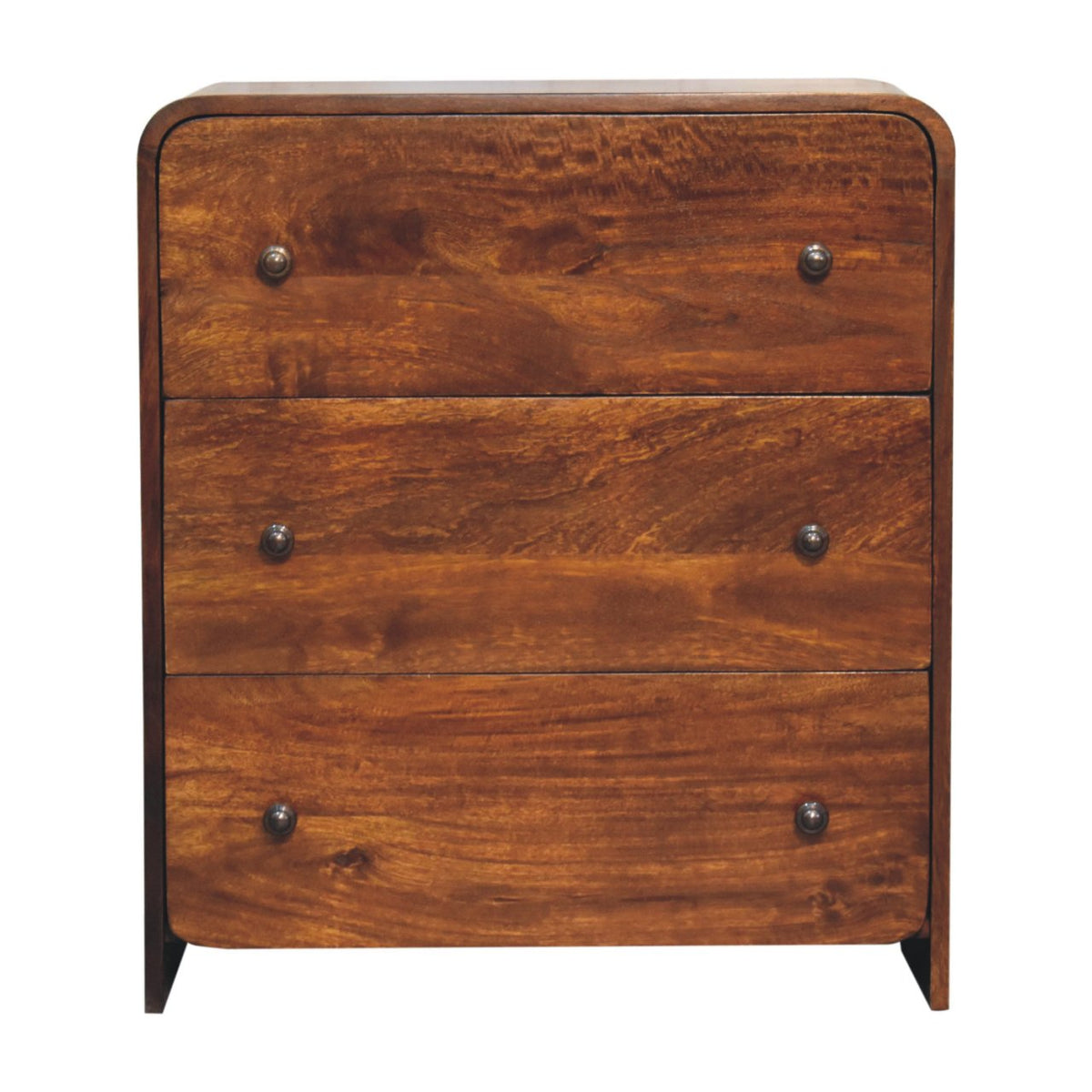 Aspen Slim Chest Solid Wood Storage, Mango Wood