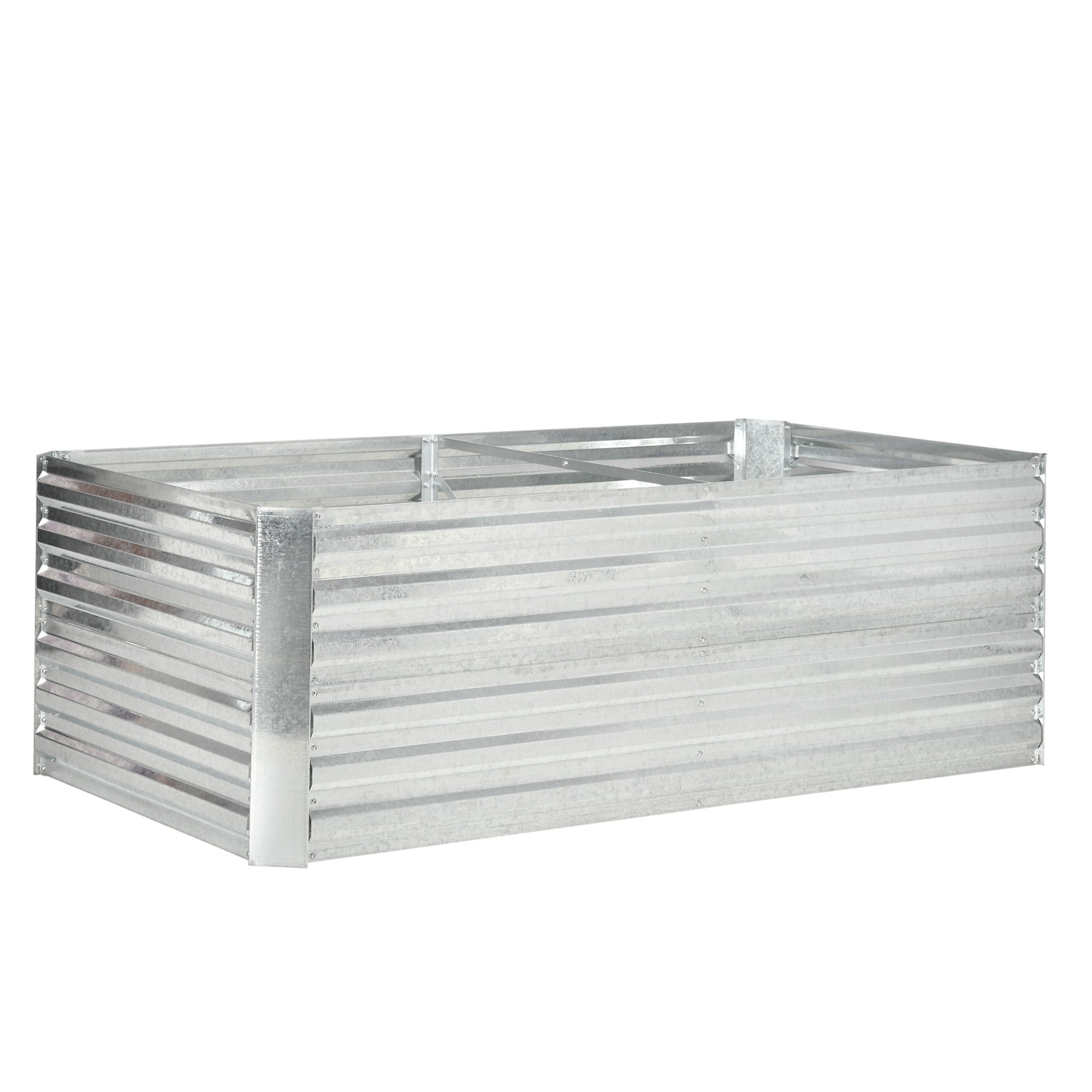Raised Bed, Garden Planting Planter 180x90x60cm, Steel