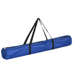 Dog Slalom Poles Agility Training Set with 600D Bag, Polyester White Blue