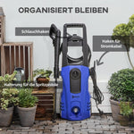 DURHAND Pressure Washer, 1800W, 150 Bar, 5-piece, Blue