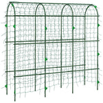 Trellis Adjustable Climbing Aid, Steel Plant Frame with Net, Green