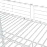 Loft Bed, Safety Ladder & Storage, White