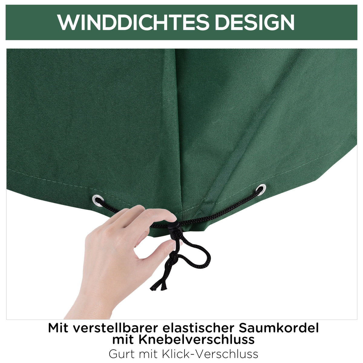 Protective Cover, Garden Furniture 600D Oxford, Green