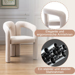 Velvet Dining Chairs - Modern Design, Upholstered, 2-Piece Set