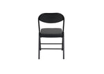 4 Pack Folding Chairs with Padded Seats Durable Metal Frame