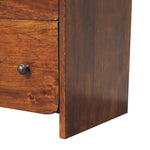 Aspen Slim Chest Solid Wood Storage, Mango Wood