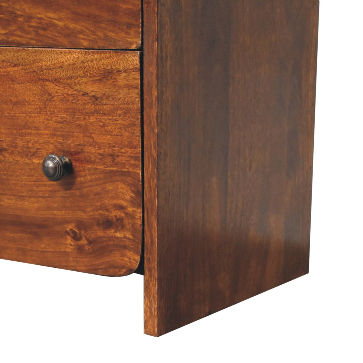 Aspen Slim Chest Solid Wood Storage, Mango Wood