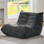 MMC-SHENHUI Bean Bag Chair Ergonomic 5-Point Support Suede