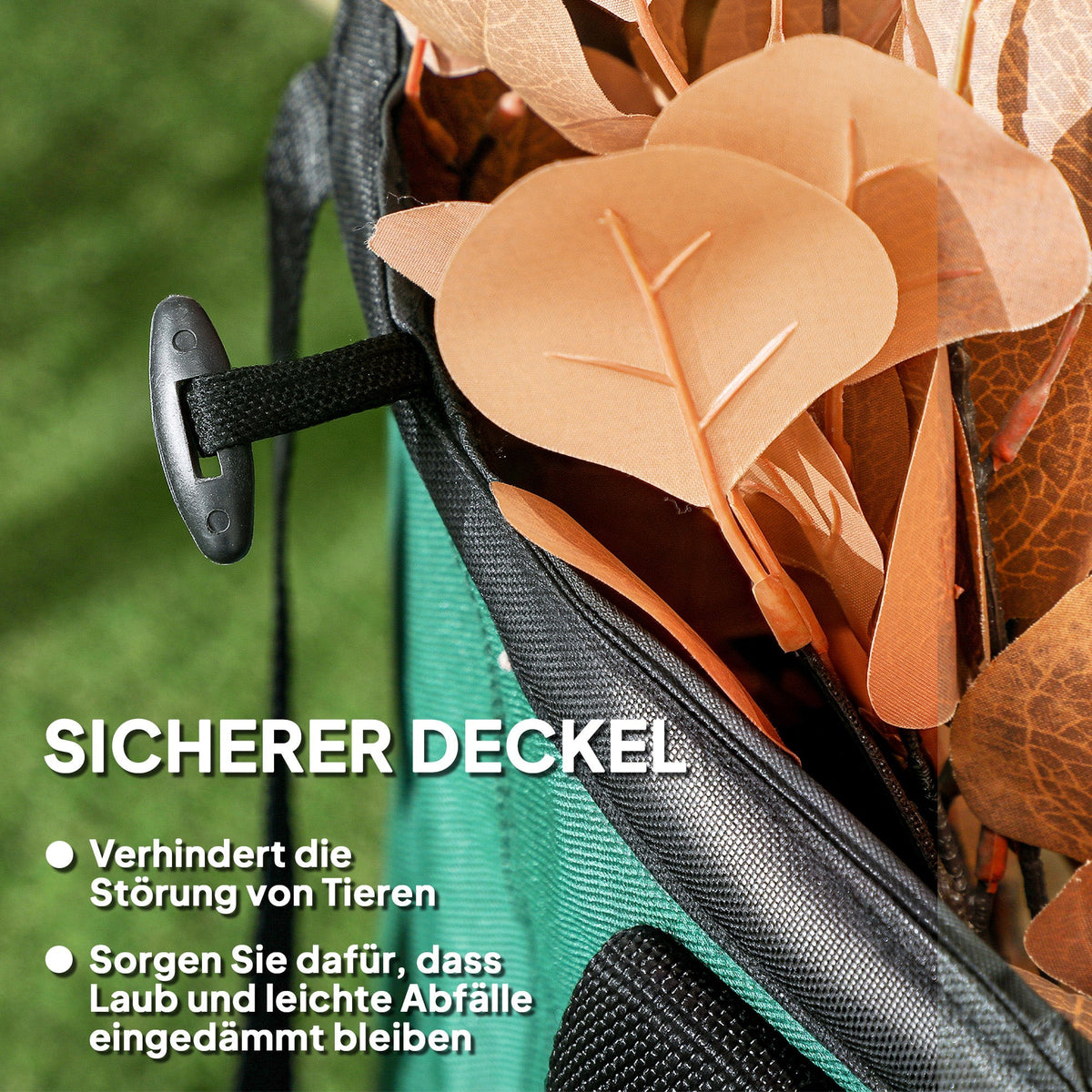 Garden Bag 4x86L Waterproof, Reusable, Green