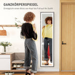 Full-Length Mirror, LED Light, 3 Light Colors, Gray
