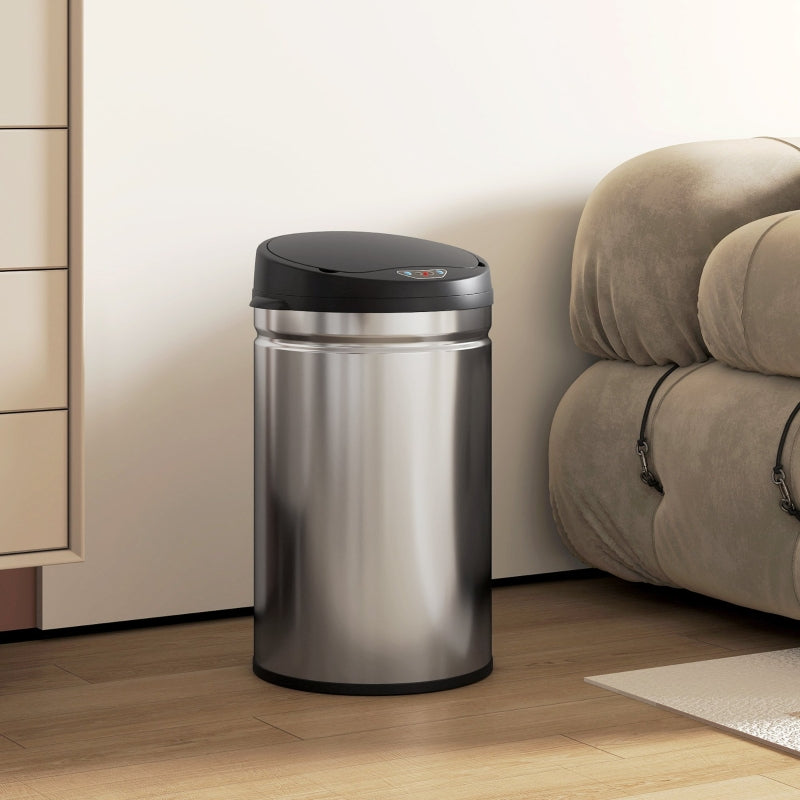 Sensor Waste Bin 30L, Soft-Close, Touchless, Stainless Steel