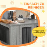 Dog Cage with Lock, Magnetic Door, Window for Extra Large Dogs, Gray