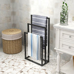 Towel Rack, 3-Tier Freestanding Outdoor Pool Towel Dryer