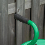 Garden/Workshop Trolley Seat Swivel Adjustable Height Storage Basket 150kg Capacity, Green