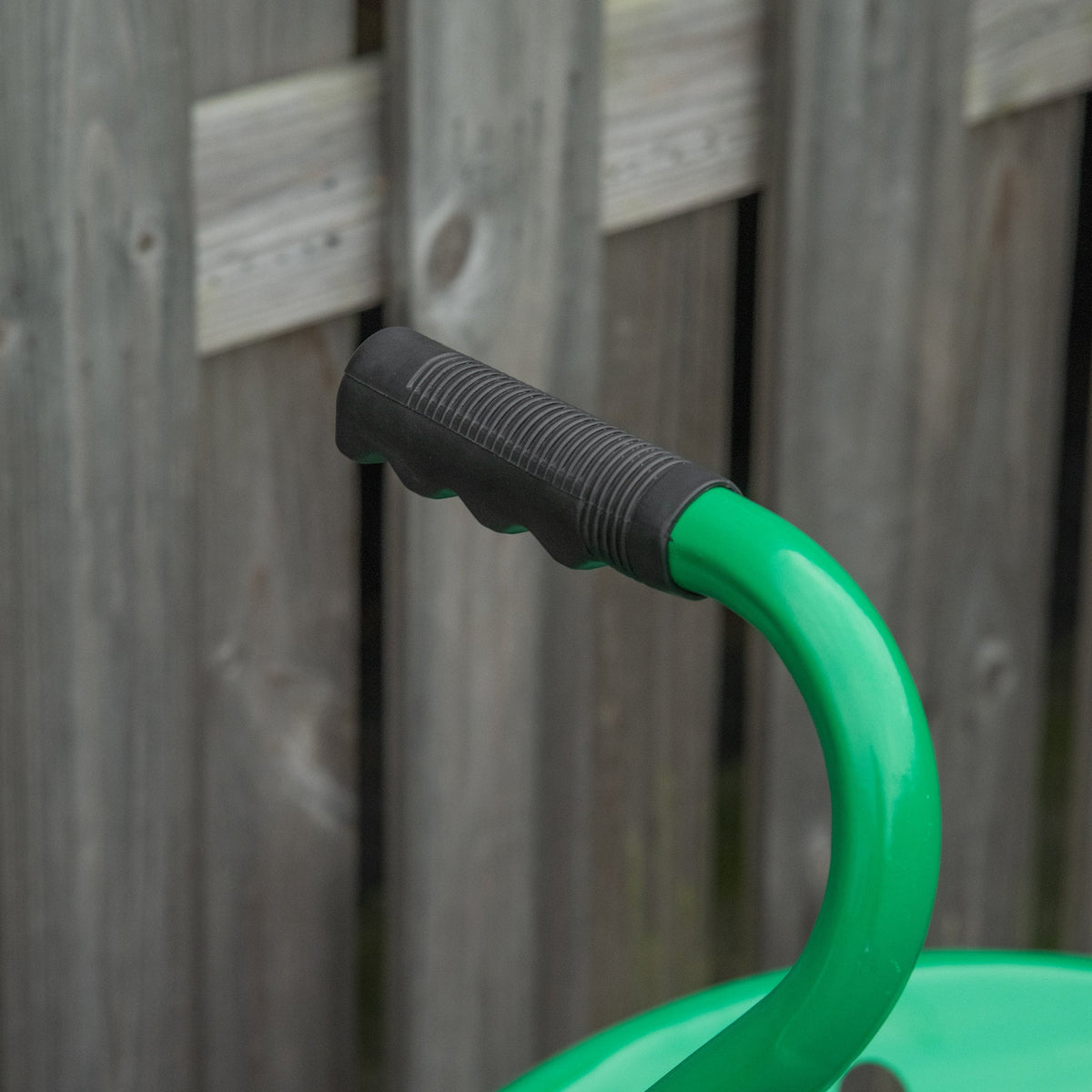 Garden/Workshop Trolley Seat Swivel Adjustable Height Storage Basket 150kg Capacity, Green