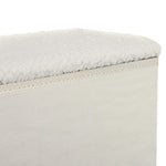 Pet Stairs, Foldable 3 Steps with Storage, MDF White