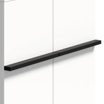 Shoe Cabinet Modern Double Doors Adjustable Shelves 95x60x34.5cm - White