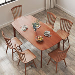 Dining Table, Country Style 150 x 80 cm, Brown Wood