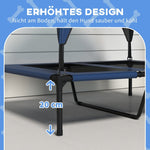 Dog Bed with Roof, Breathable, Water-Repellent, Dark Blue