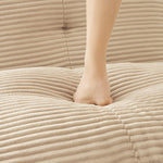 Cordelia Ottoman Corduroy Beige