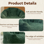 Ergonomic Round Bean Bag Chair Full-Body Contouring