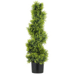 Artificial Cypress 90cm Spiral Shape Plant, Plastic