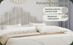 Soft Bed, Minimalist Headboard, 140*200CM, Beige
