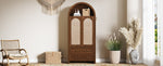 Sideboard Wickerwork Arch Style Double Drawers Storage Vintage
