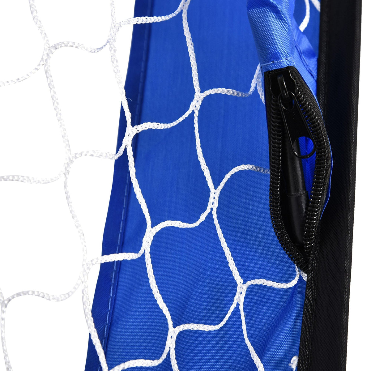 Pop-up football goals, set of 2 portable foldable mini goals with carrying bag, blue